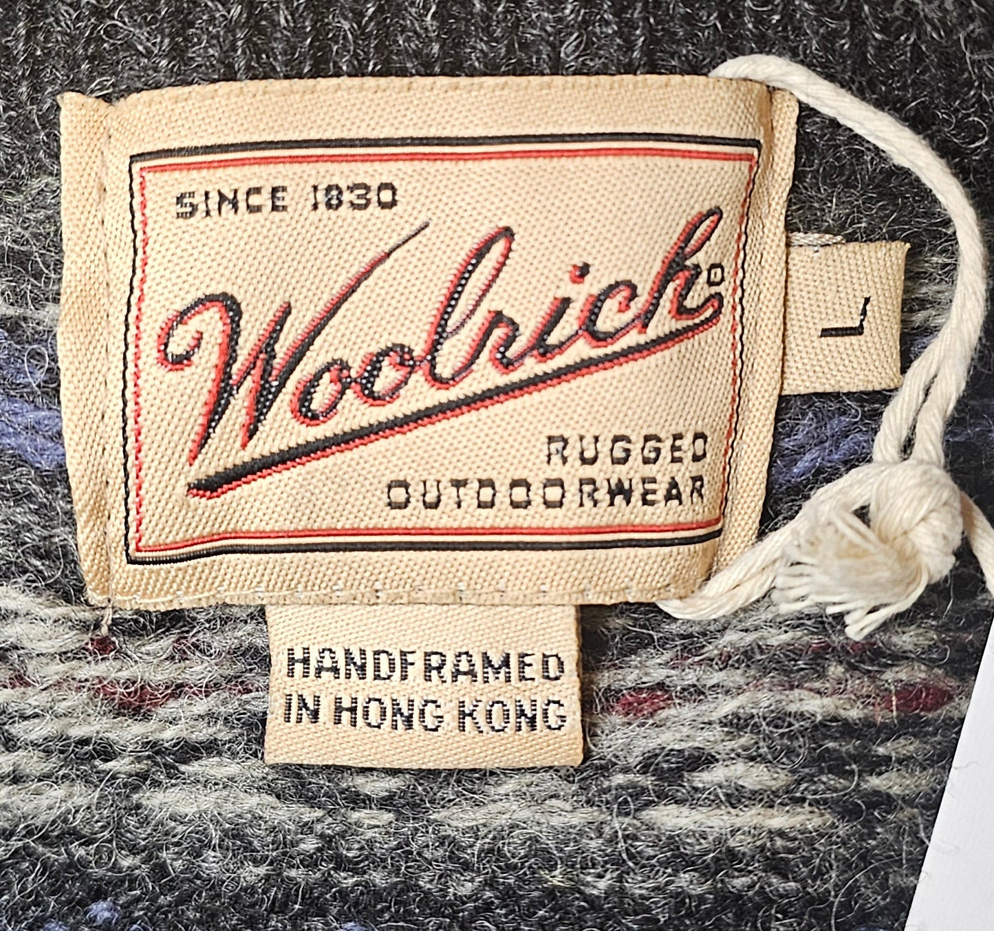 00's Woolrich "Rugged Outdoorwear Sweater - L