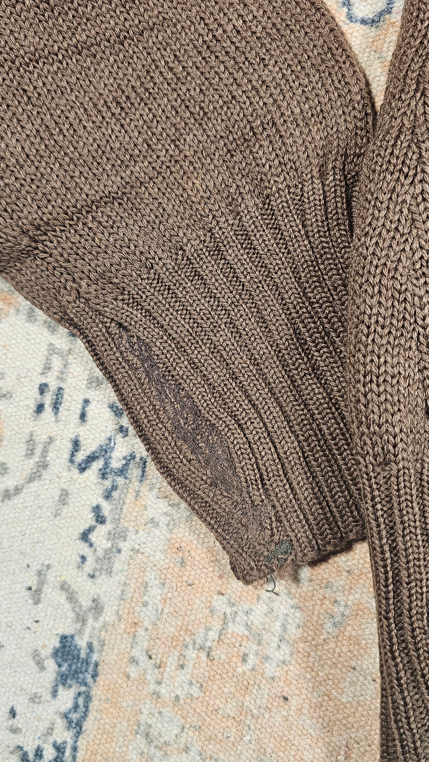 Vintage Military Knit - Mended - S/M 18.5 x 24