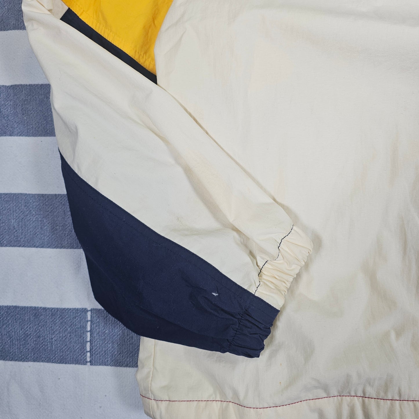 Vintage Color Block Windbreaker - XL - 25.5 x 29