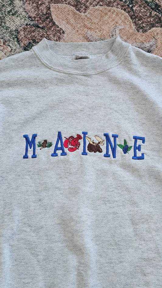 90's Maine Crew Neck - 24 x 27