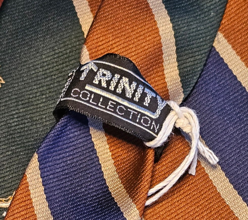 Trinity Collection Repp Tie with Royal Warrant