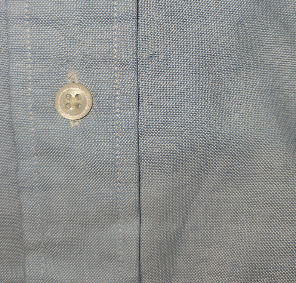 *RARE* 80's Chaps Equestrian Logo Blue OCBD - M