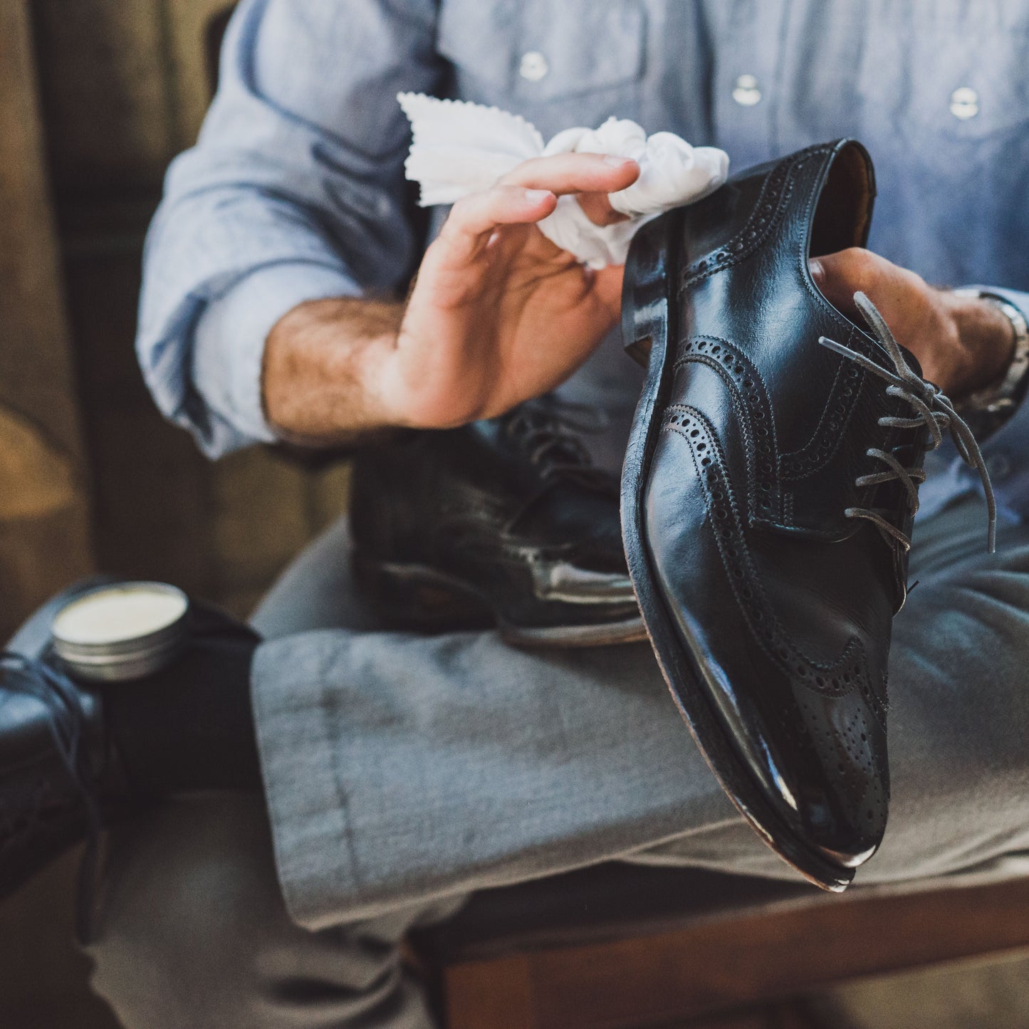 High Shine Shoe Polish Wax