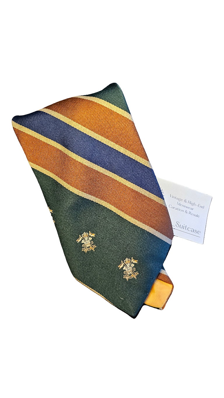 Trinity Collection Repp Tie with Royal Warrant