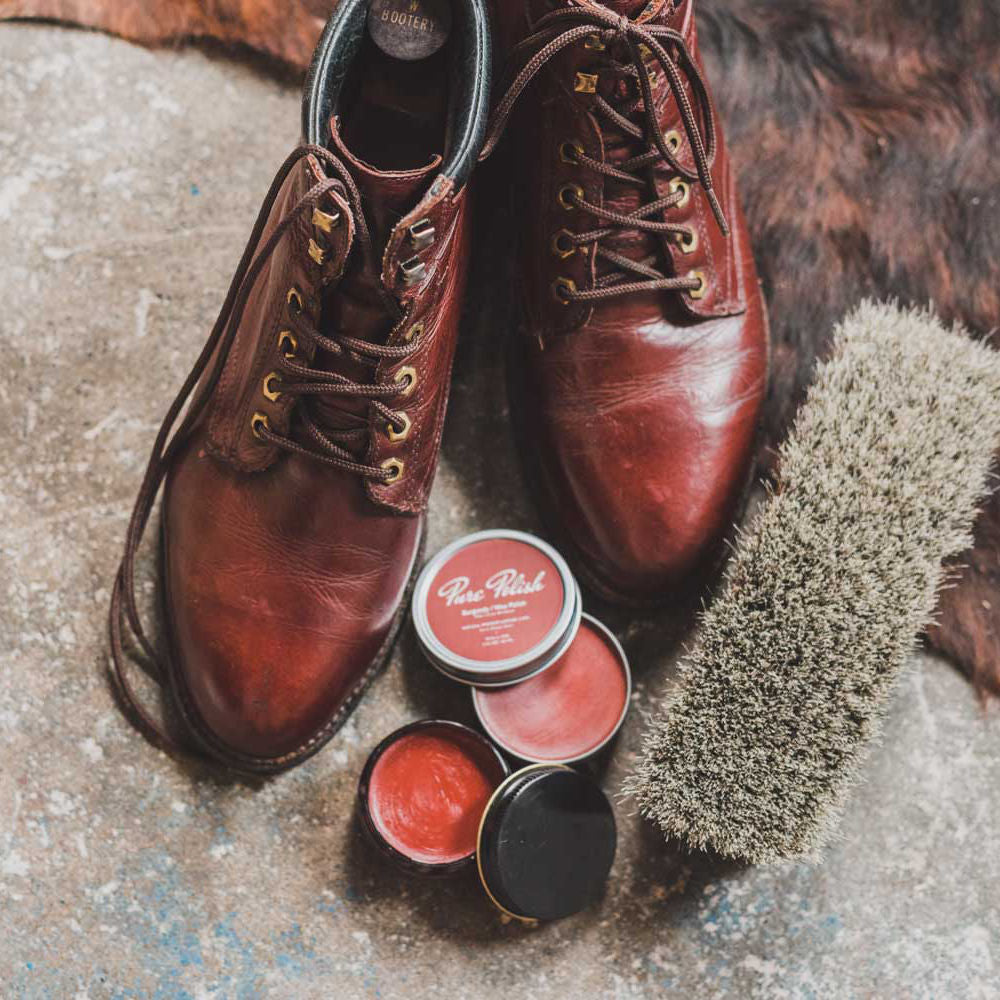 Burgundy Leather Cream Polish