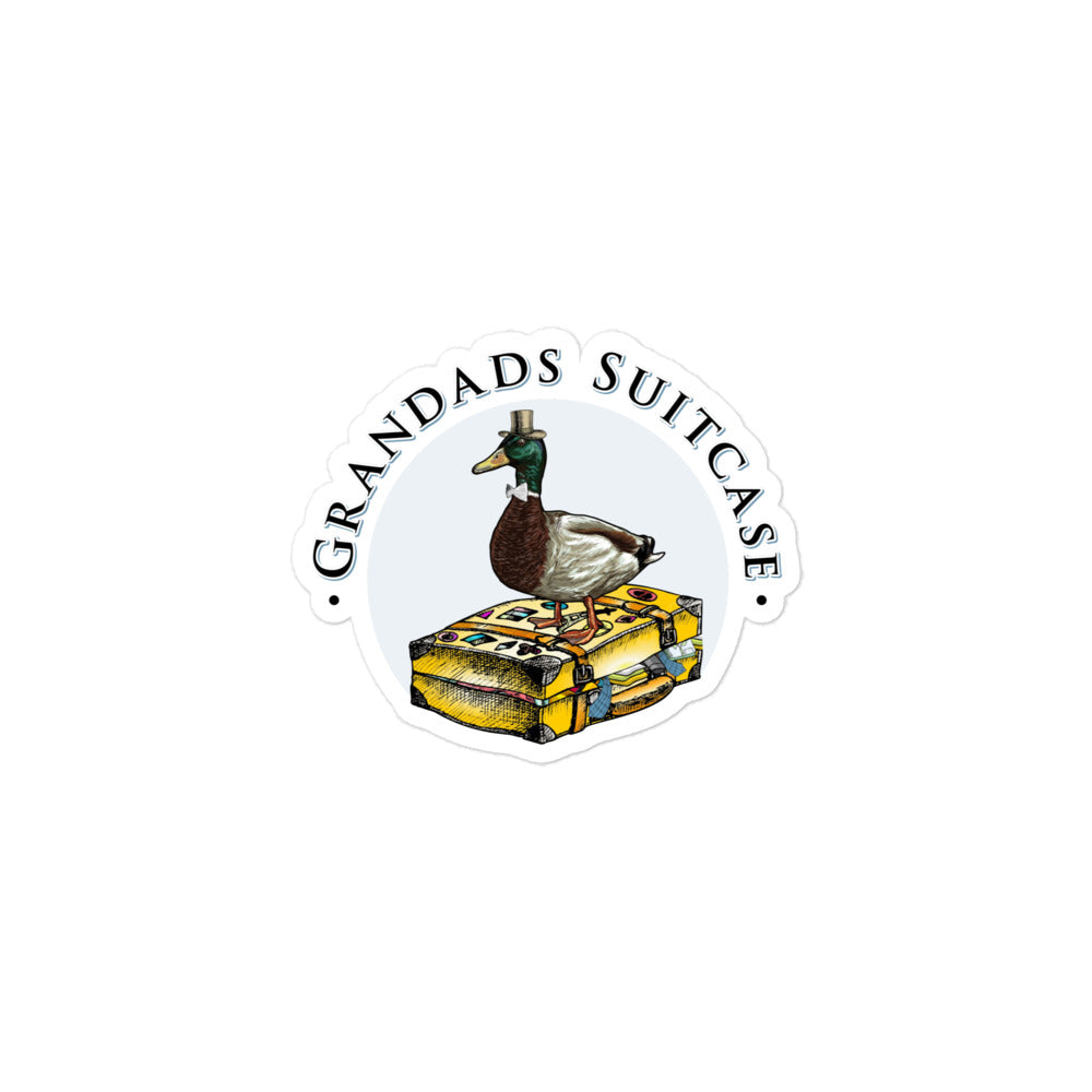 Grandads Suitcase Vinyl Sticker