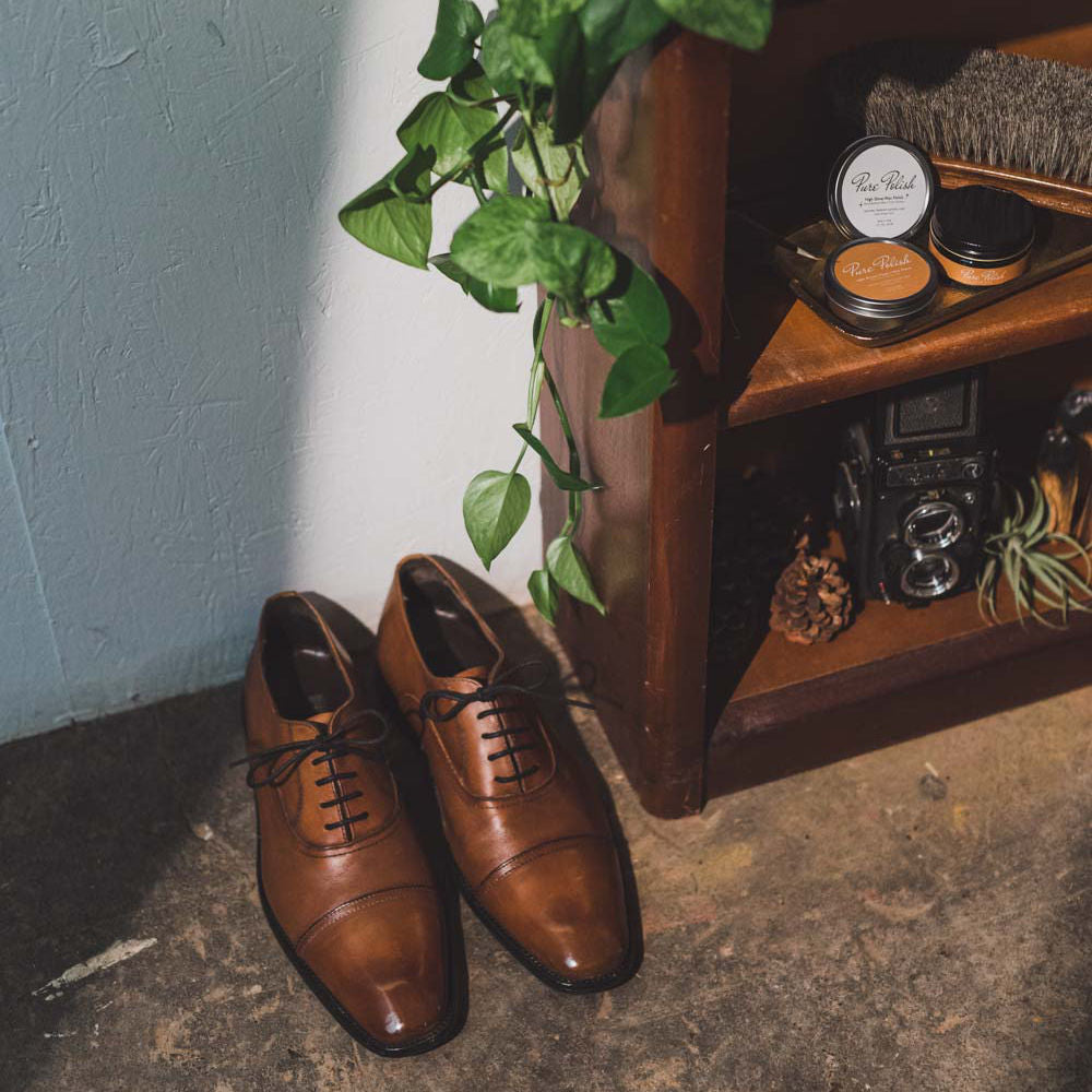 Light Brown Leather Cream Polish