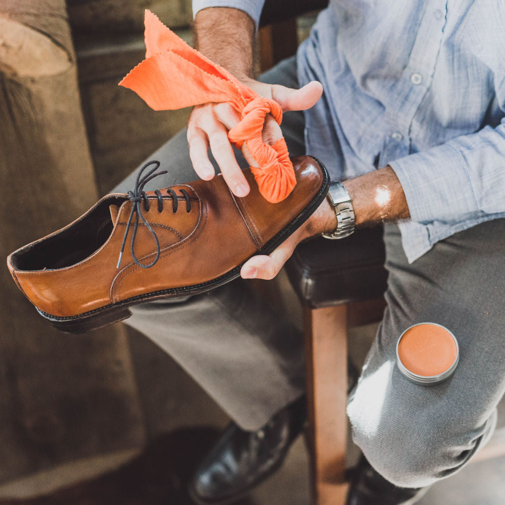Light Brown Shoe Polish Paste / Wax