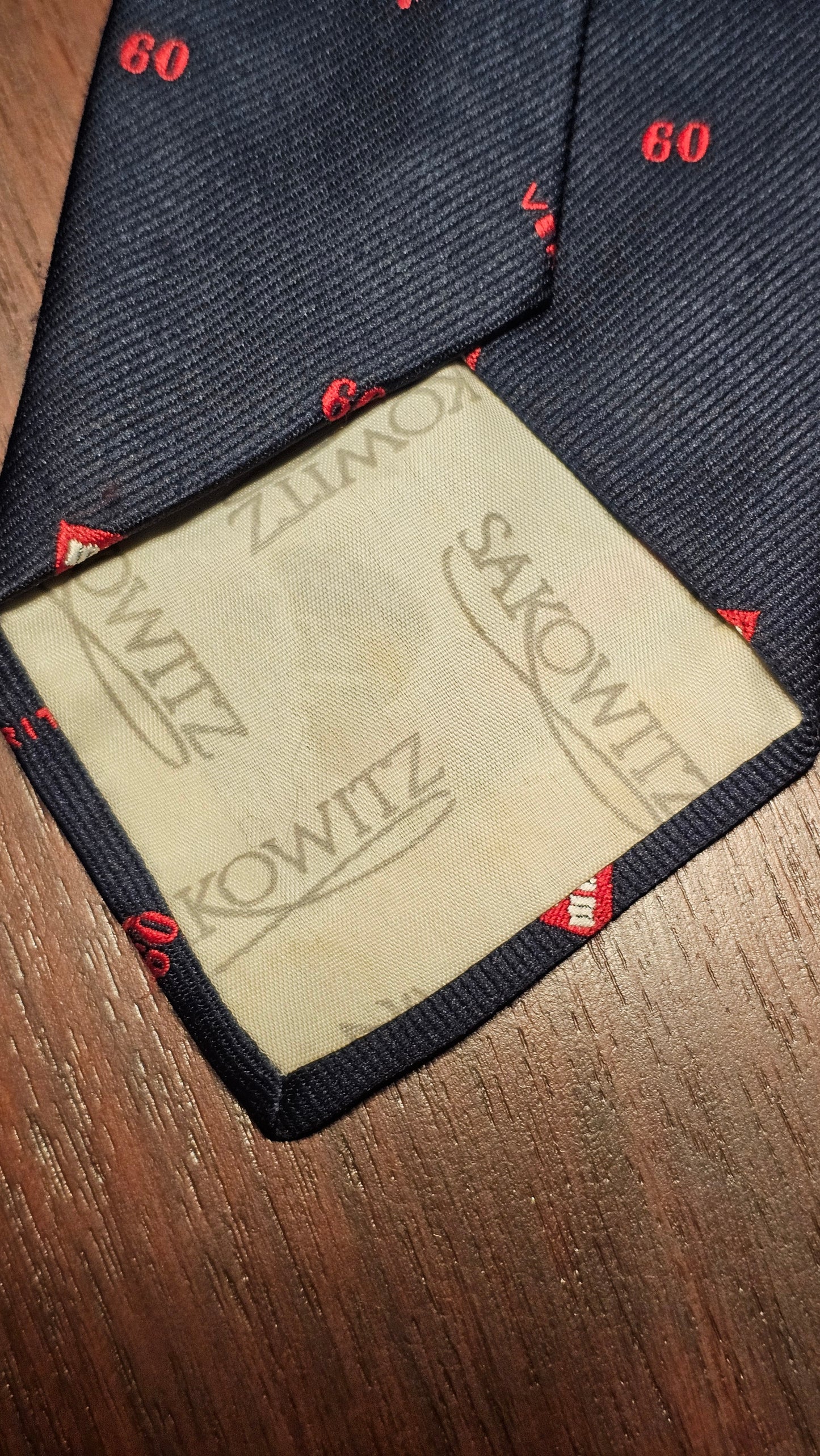 80's Sakowitz Harvard's '60 Alumni Tie