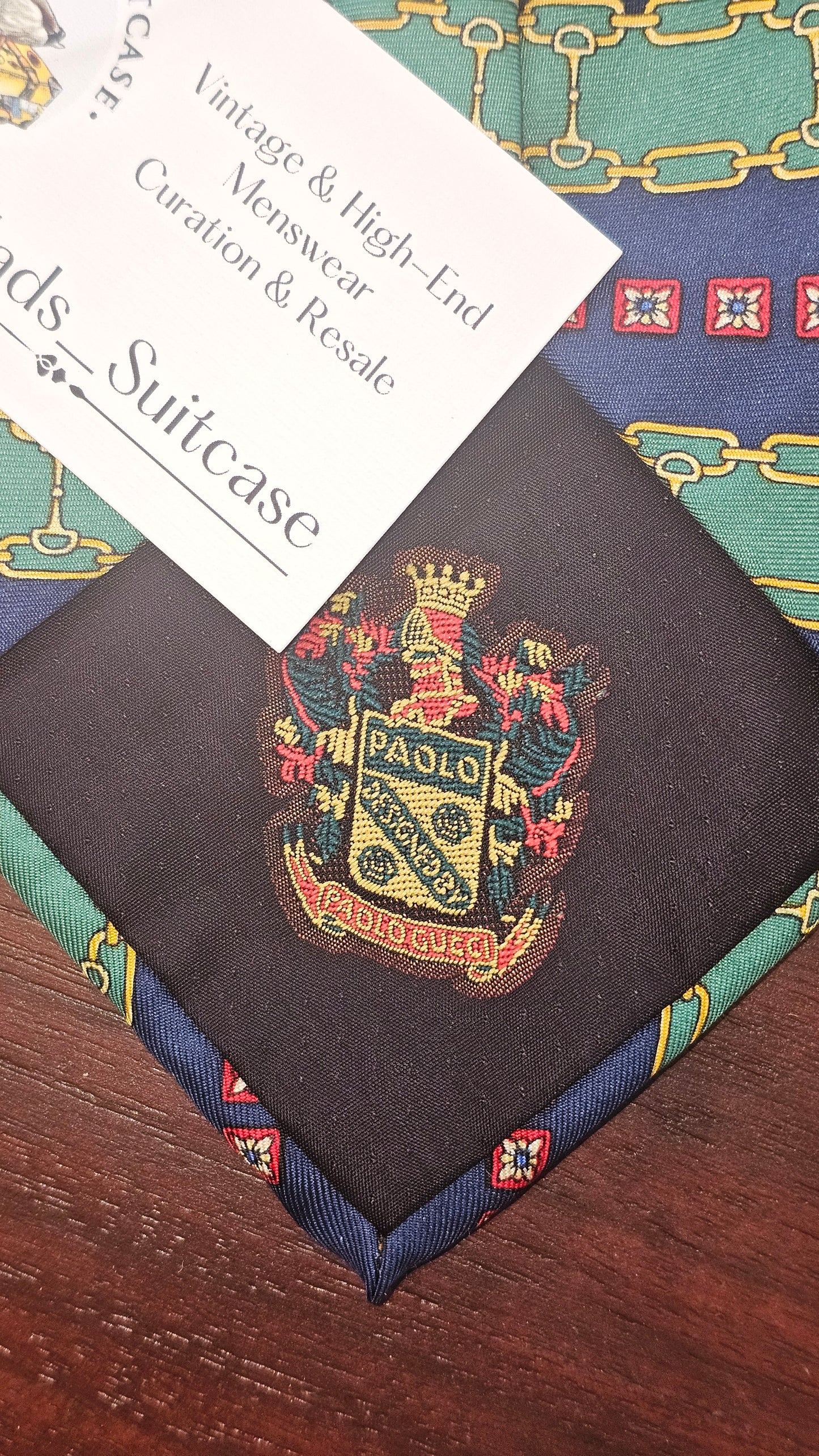 Paolo Gucci Horizontal Horse Bit Tie