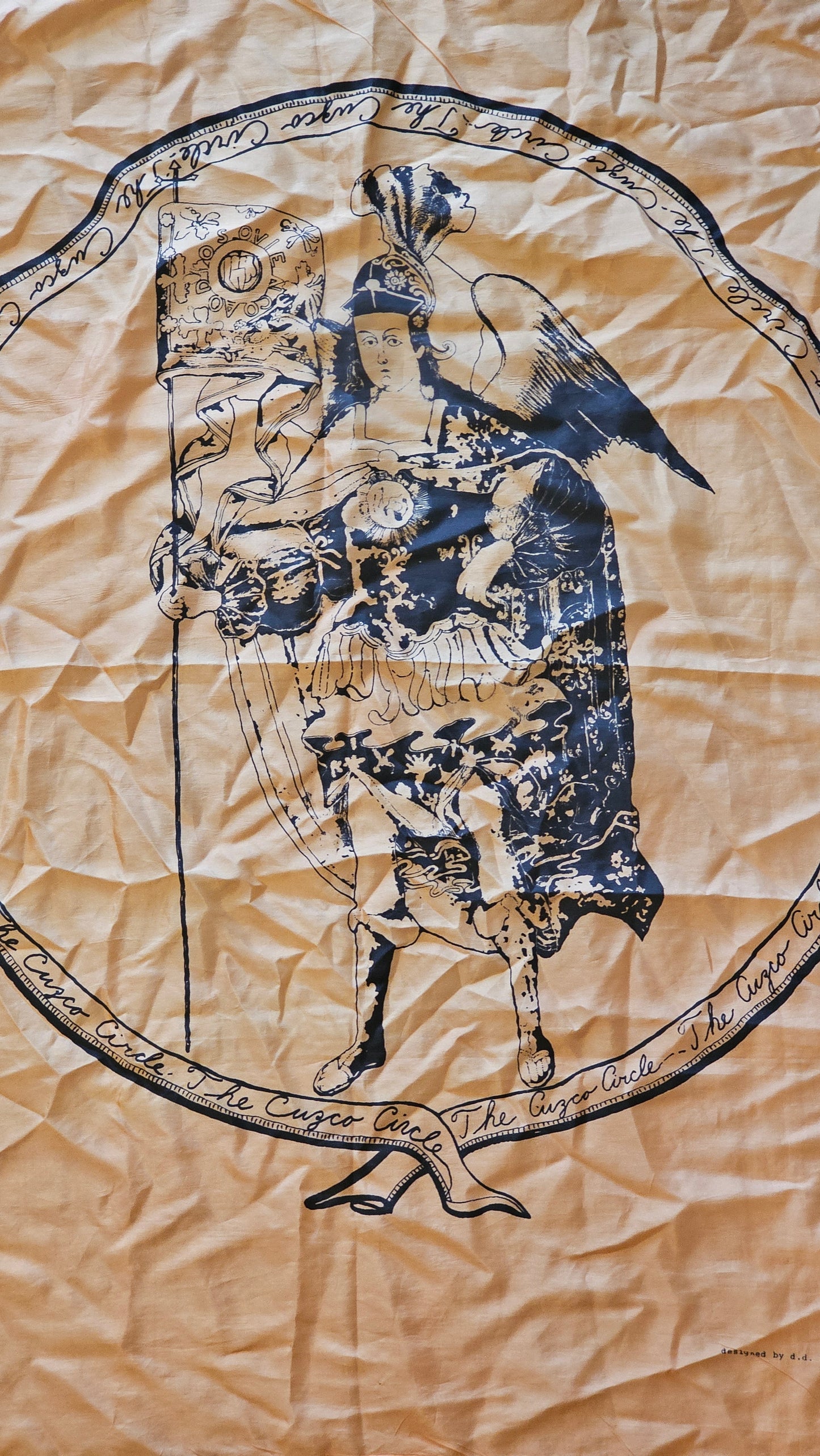 "The Cuzco Circle" Scarf by Tillett Textiles - 70's