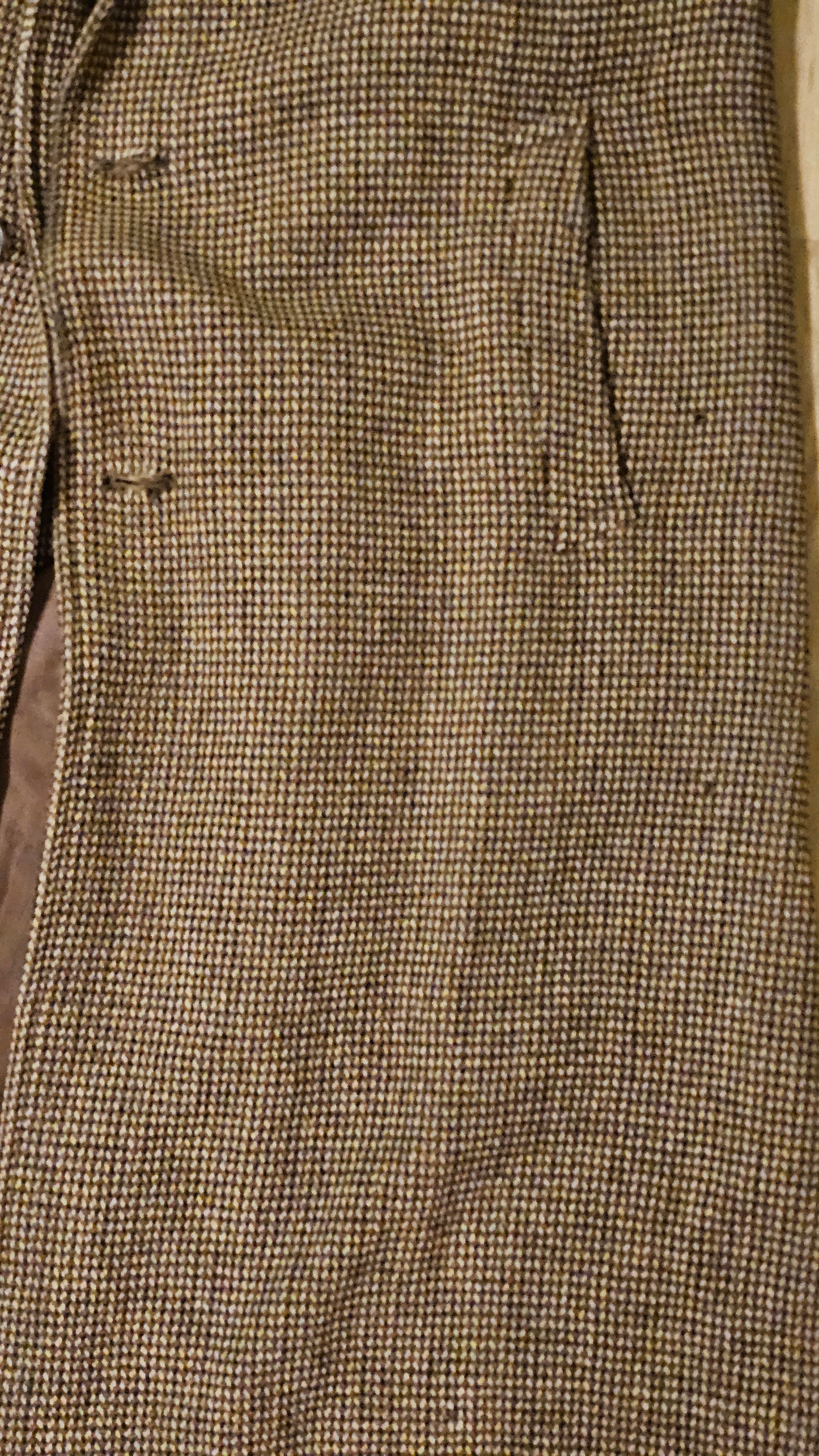 30s Harris Tweed Raglan Overcoat 44R