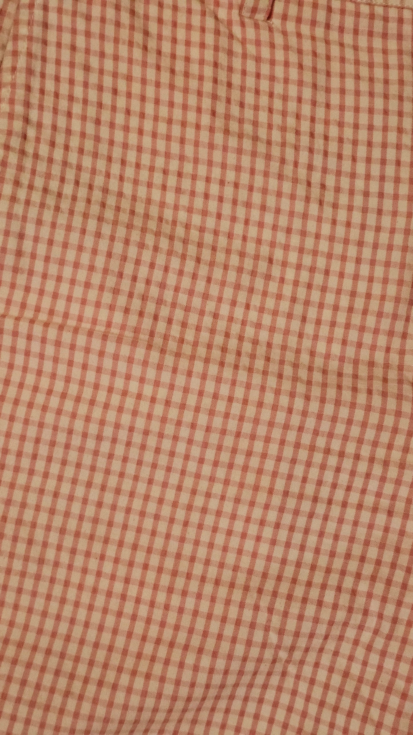 Men's Vineyard Vines Pink Gingham Seersucker "Breaker" Shorts 32x10