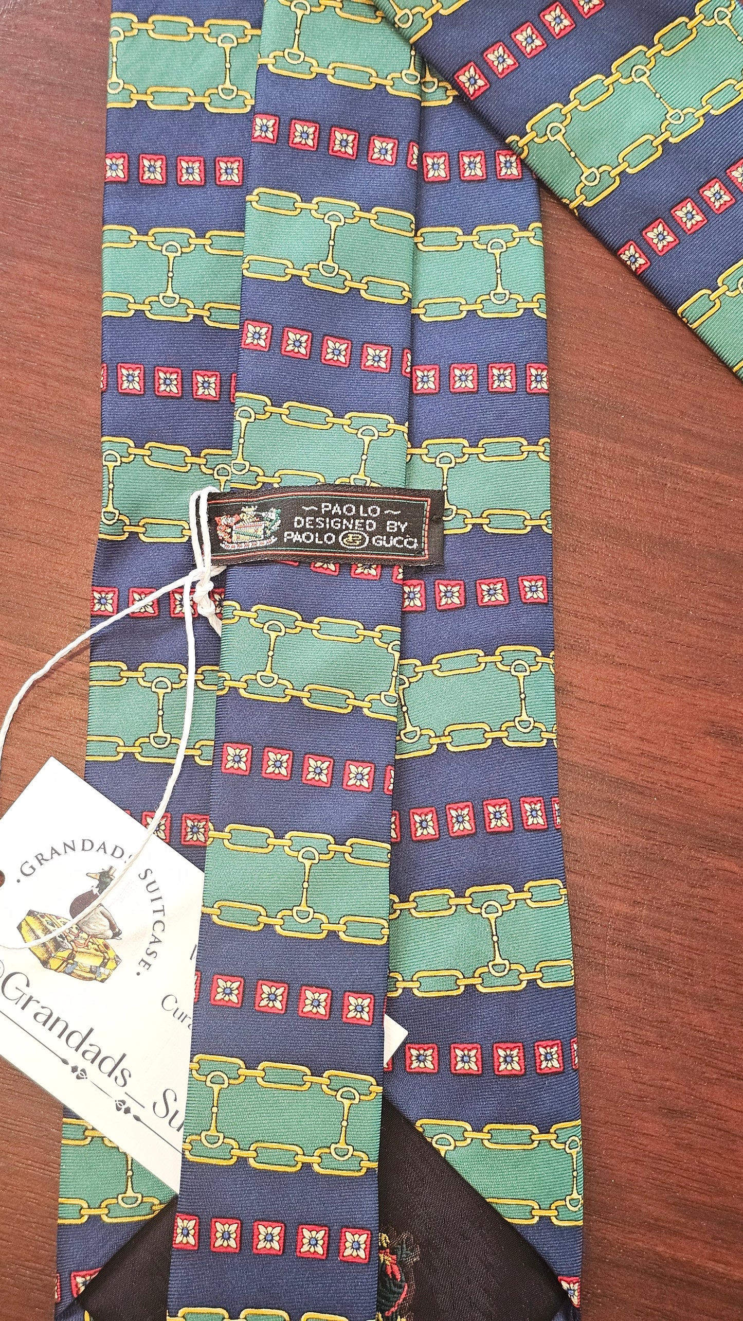 Paolo Gucci Horizontal Horse Bit Tie