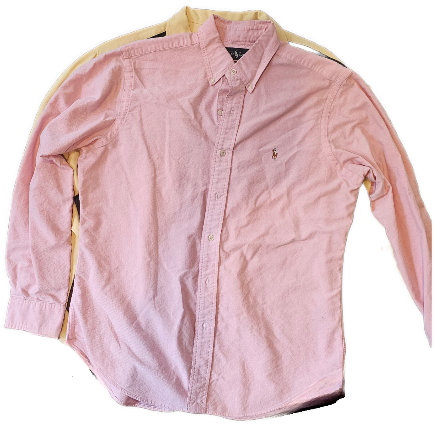 Pink Ralph Lauren OCBD, M