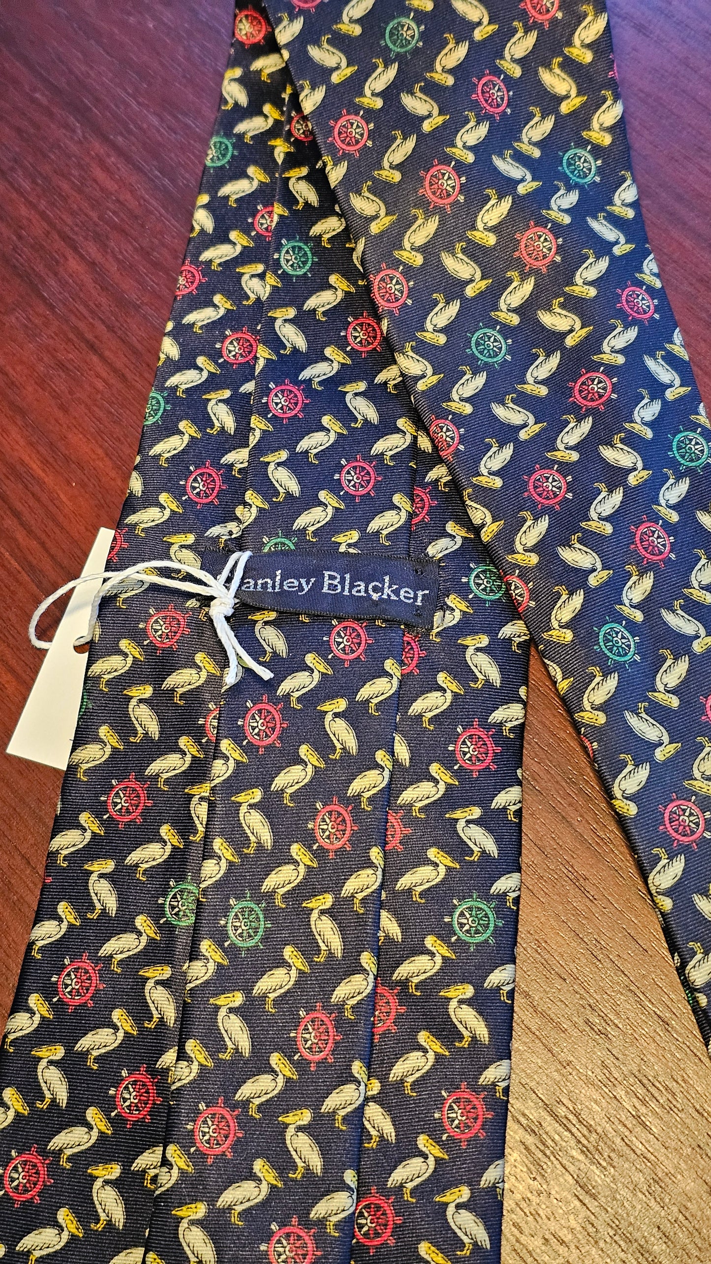Vintage Stanley Blacker MIUSA Pelican Tie