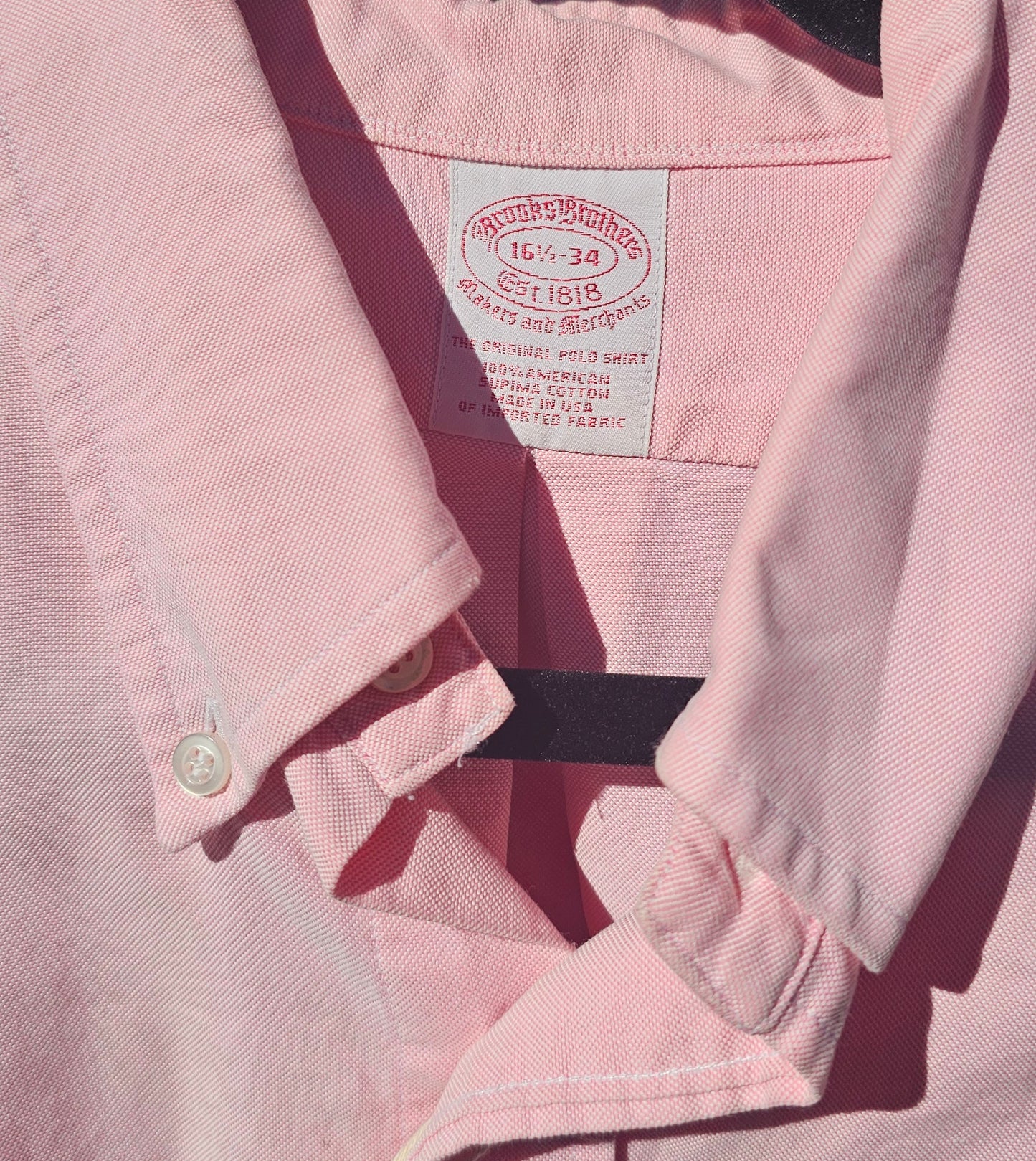 Brooks Brothers Pink O.C.B.D.