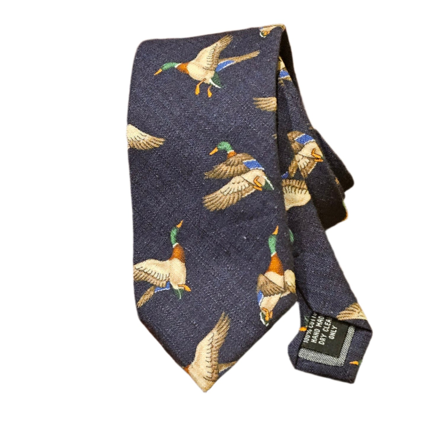 LANDS END "Ducks in Flight" Tie