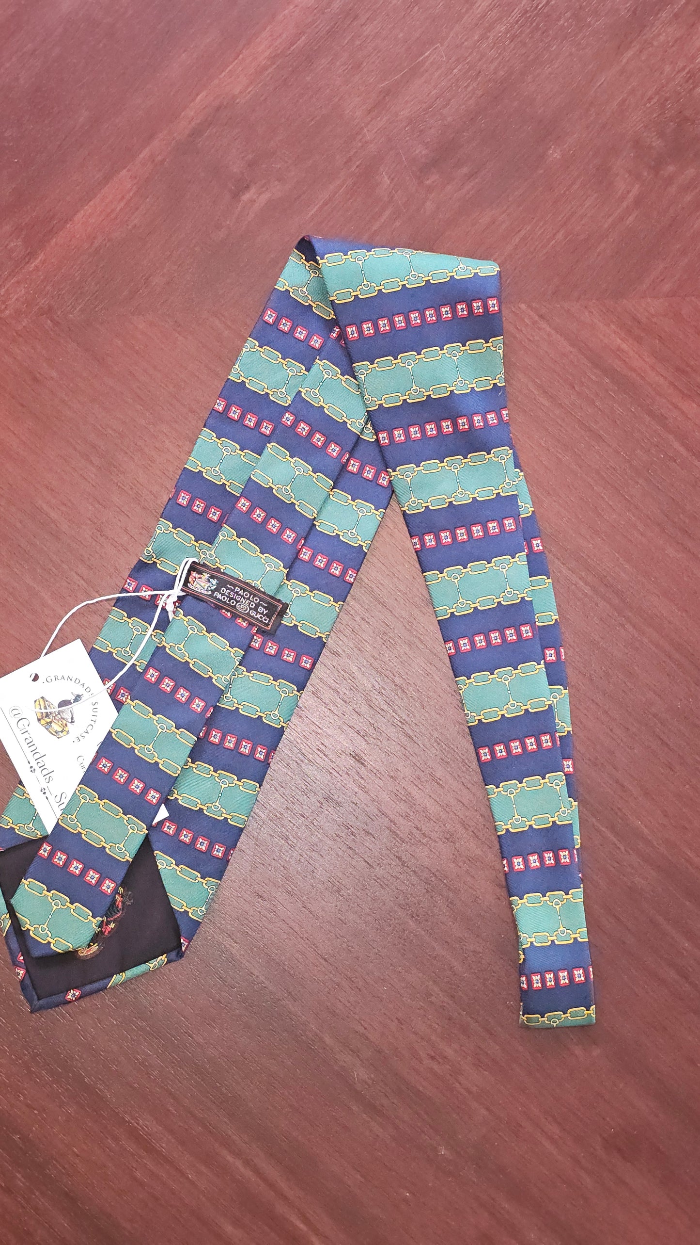 Paolo Gucci Horizontal Horse Bit Tie