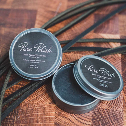 Black Shoe Polish Paste / Wax