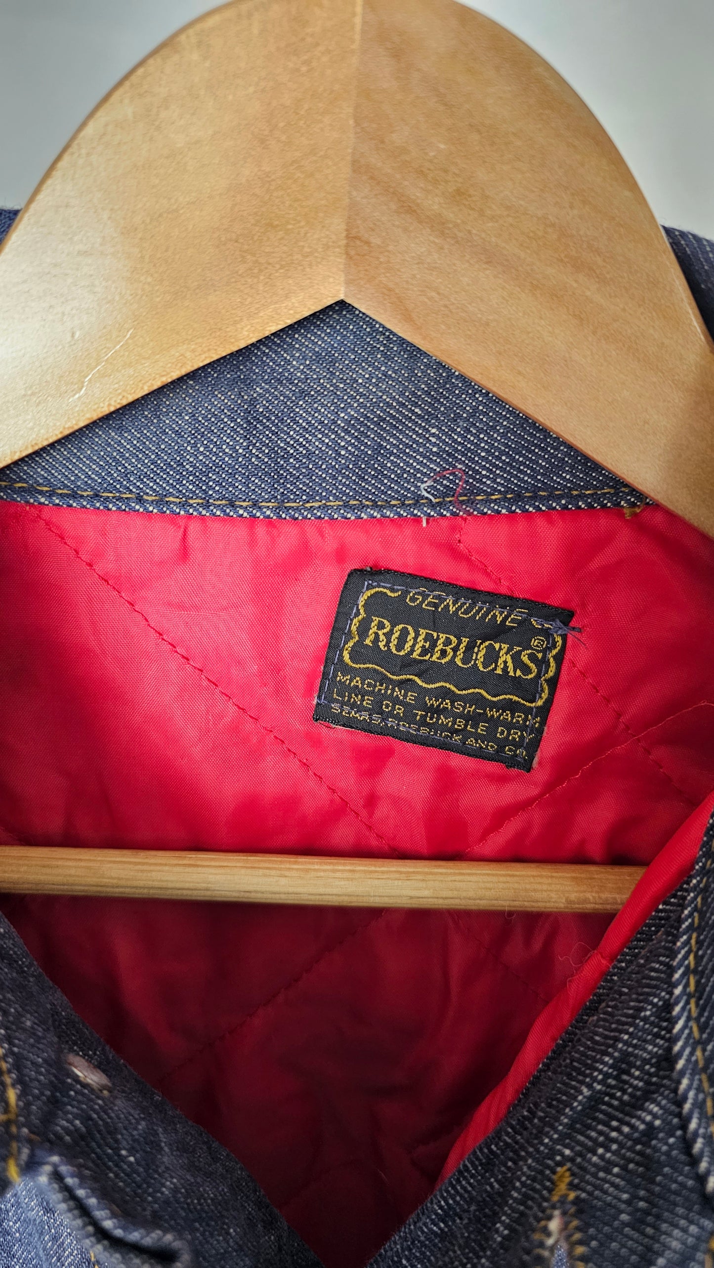 80's Roebucks Insulated Denim Jacket