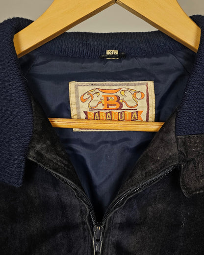 Vintage Baracuta Blue Suede Harrington Jacket