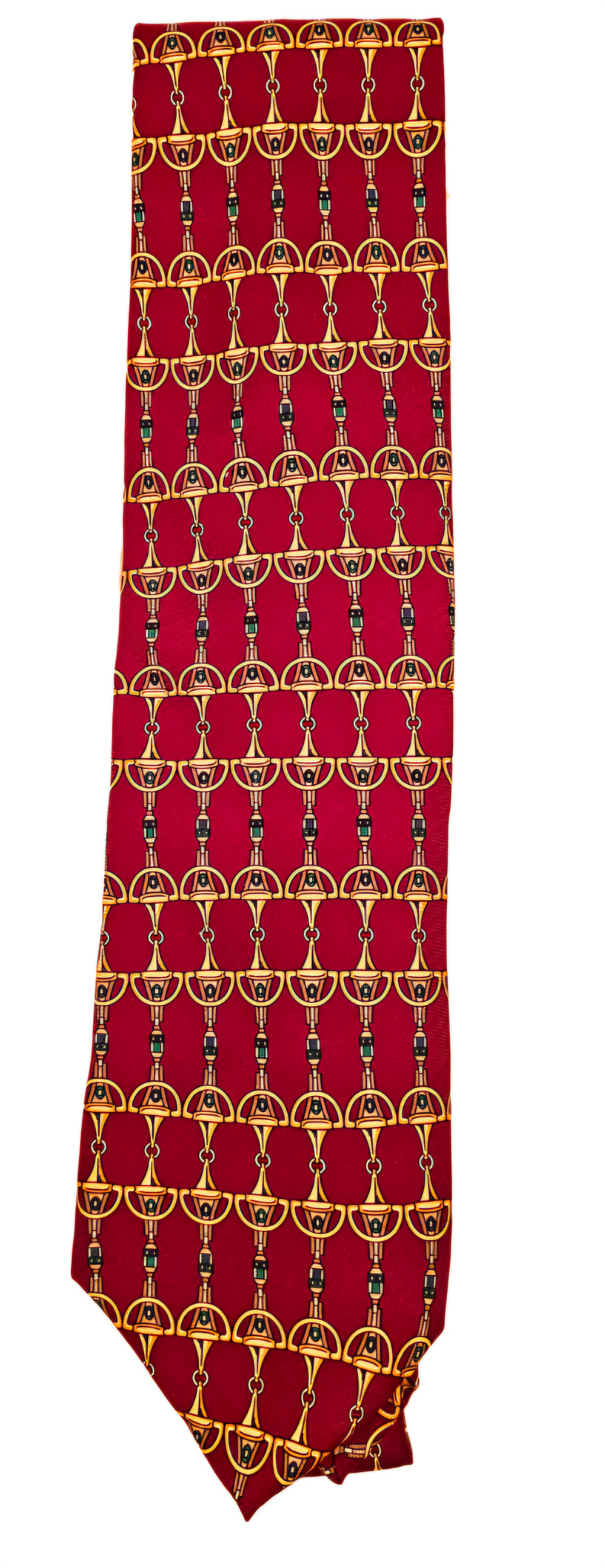PAOLO by Gucci Red Horsebit Tie
