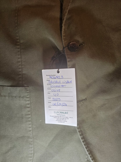 J. McLaughlin NOS Olive Sample Blazer 40R