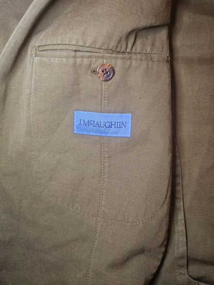 J. McLaughlin NOS Olive Sample Blazer 40R