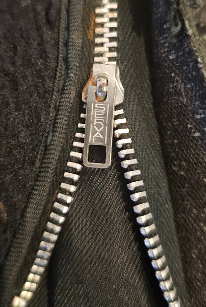 80's Lined Leather Jacket - 46