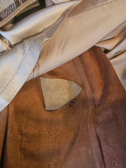 70's Worn and Thrashed Leather Jacket - 48
