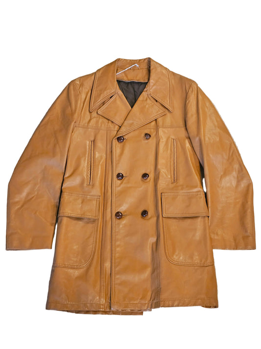 70's Leather Jacket - 40/42L