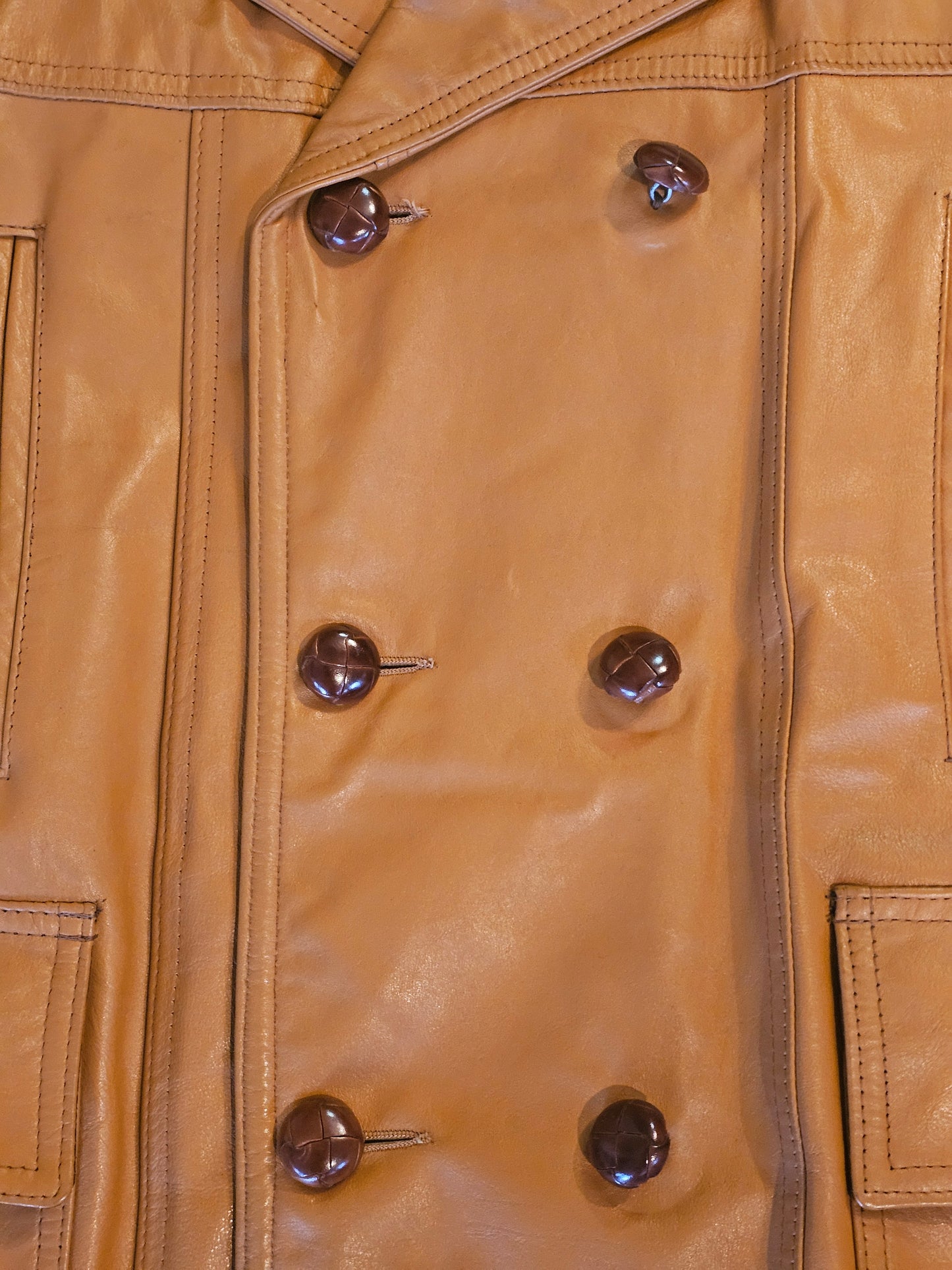 70's Leather Jacket - 40/42L