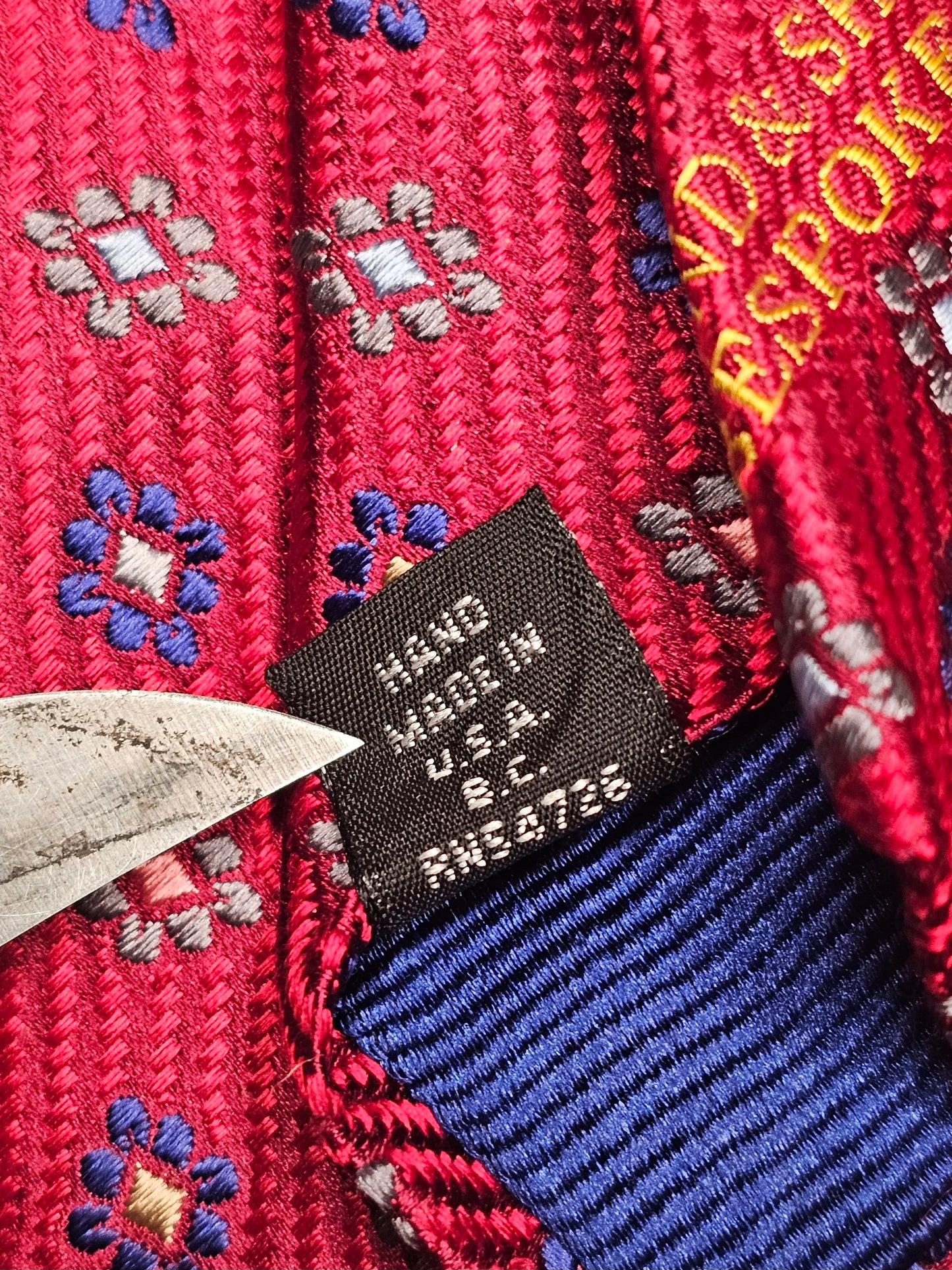 Holland & Sherry Full Pattern Tie