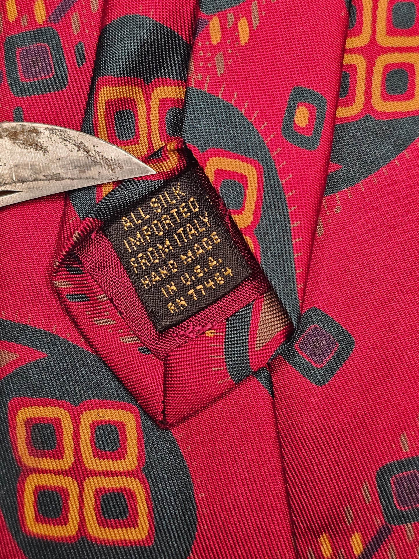 Abstract Paisley Tie