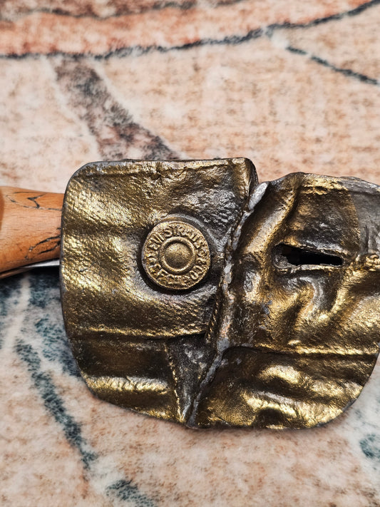70's Brass Levi's Belt Buckle - Crazy