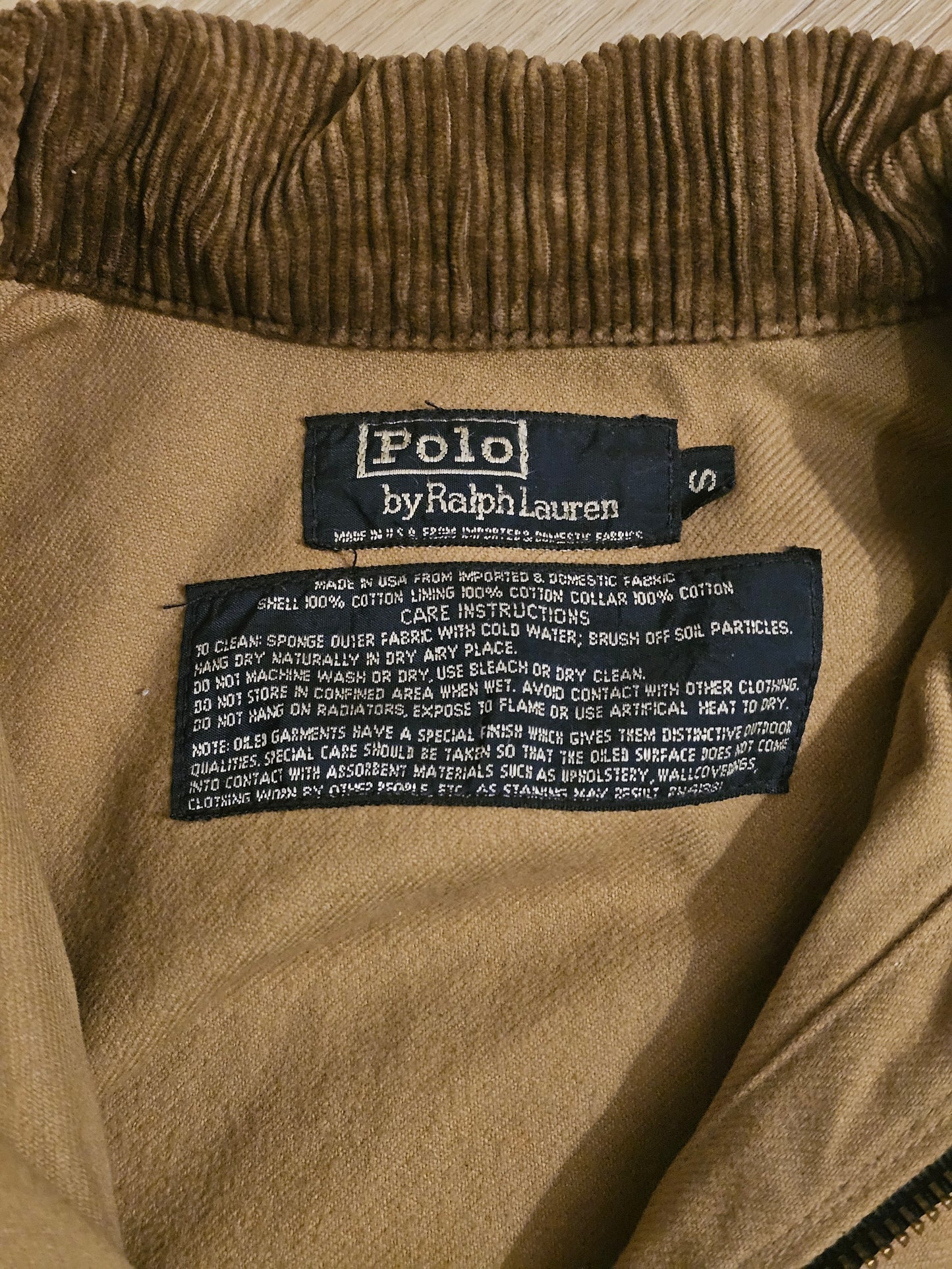 90's Polo Black Watch Waxed Jacket