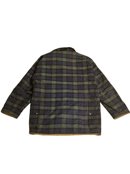 90's Polo Black Watch Waxed Jacket