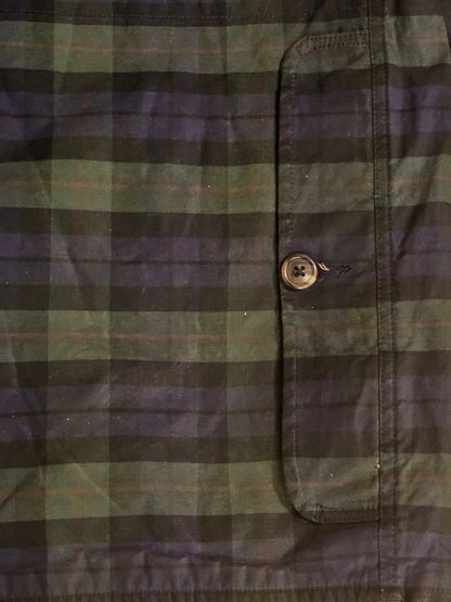 90's Polo Black Watch Waxed Jacket