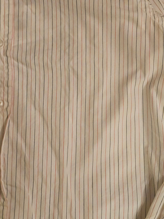 60's Turnbull and Asser Bespoke - White Stripes - 21.5 x 30