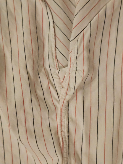 60's Turnbull and Asser Bespoke - White Stripes - 21.5 x 30