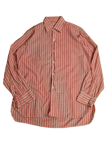 60's Bespoke Turnbull and Asser 14/31 - Red Multi Stripe - 21 x 30