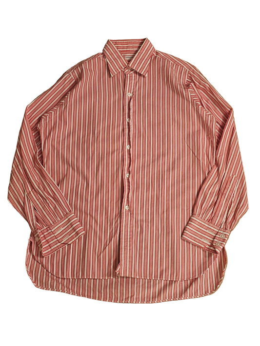 60's Bespoke Turnbull and Asser 14/31 - Red Multi Stripe - 21 x 30