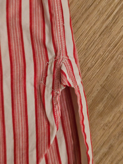 60's Bespoke Turnbull and Asser 14/31 - Red Multi Stripe - 21 x 30