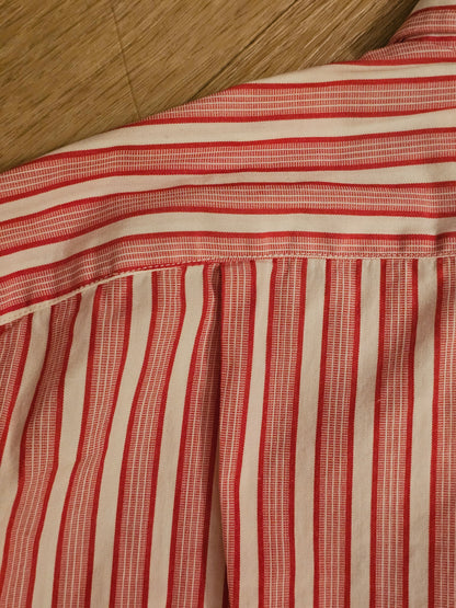 60's Bespoke Turnbull and Asser 14/31 - Red Multi Stripe - 21 x 30