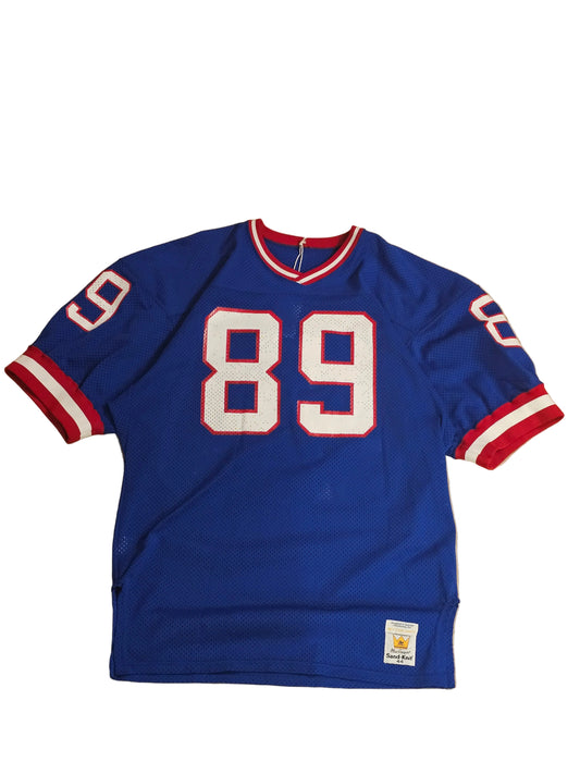 #89 vintage Sand Knit NFL Jersey - Blue - 27 x 34