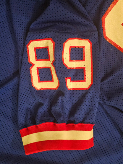 #89 vintage Sand Knit NFL Jersey - Blue - 27 x 34