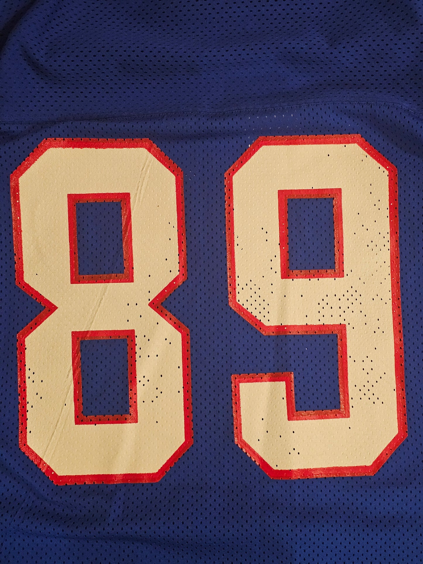 #89 vintage Sand Knit NFL Jersey - Blue - 27 x 34