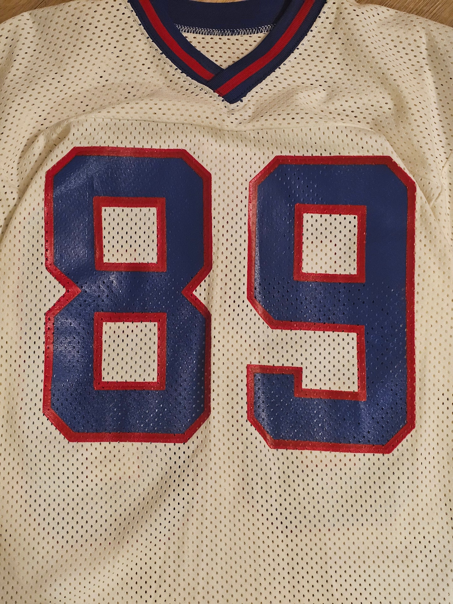 #89 vintage Sand Knit NFL Jersey - White
