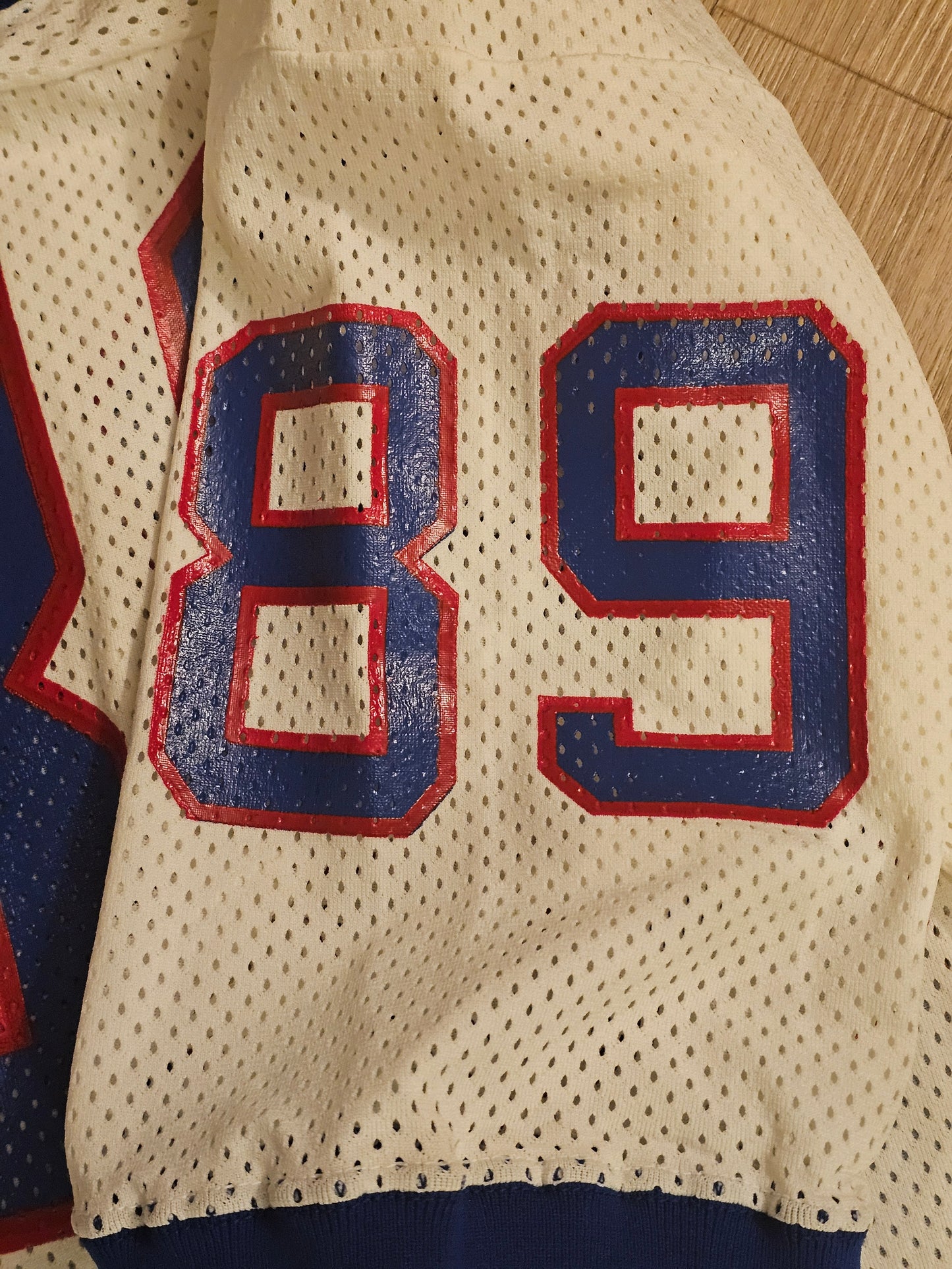 #89 vintage Sand Knit NFL Jersey - White